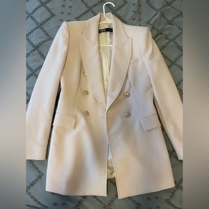 Zara blazer and pants set baby pink
